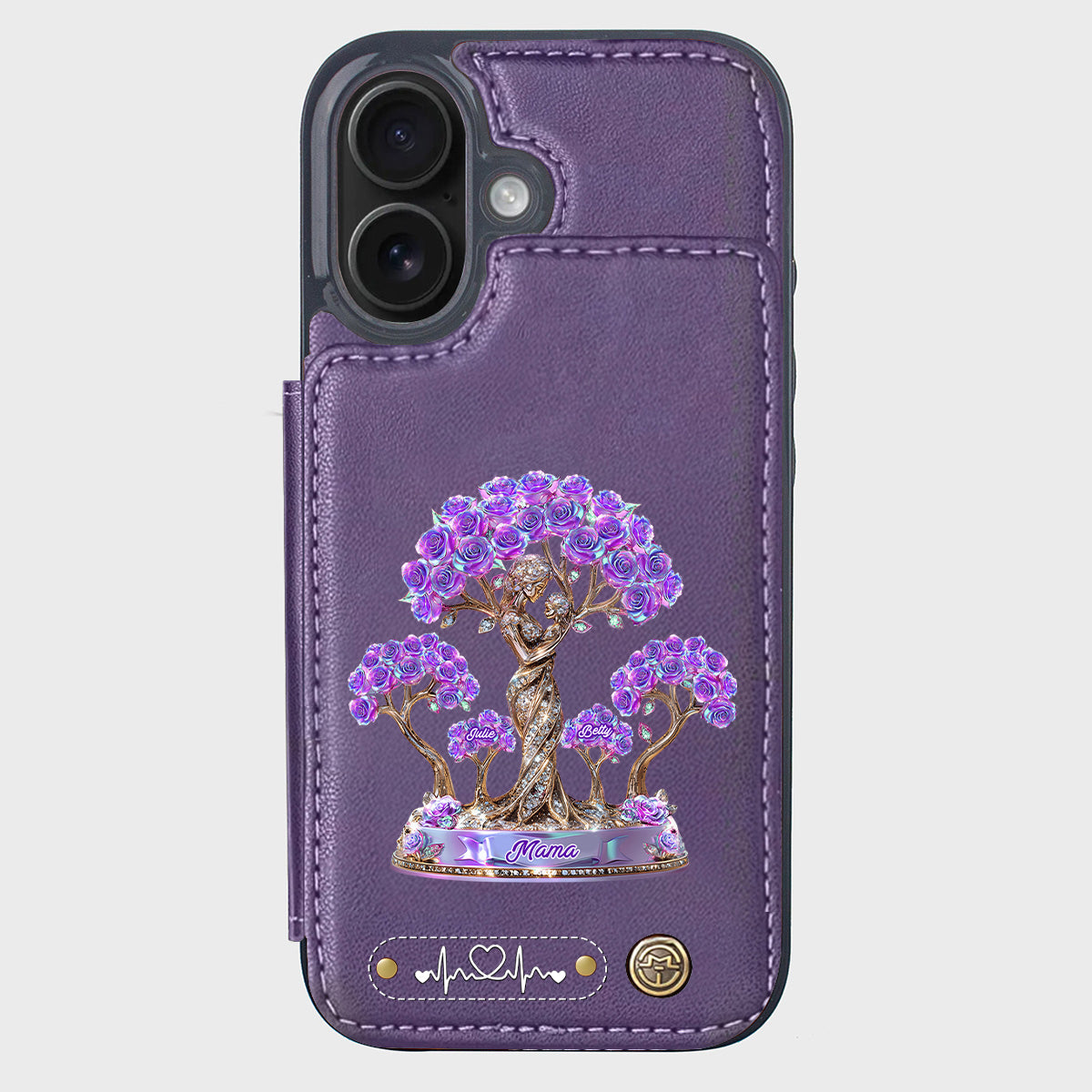 Best Mom Ever - Personalized Mother Wallet Phone Case