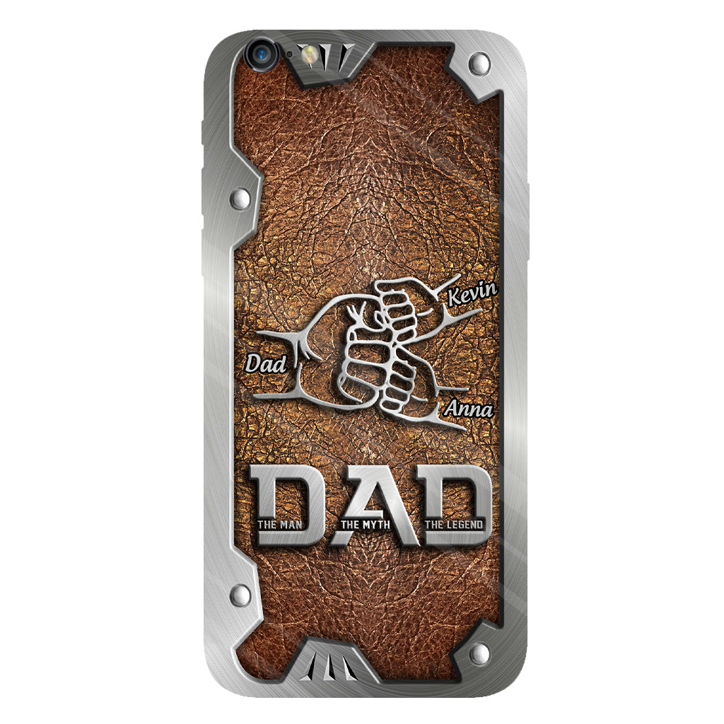 Dad The Man The Myth The Legend First Bump - Personalized Father Full Print Phone Case