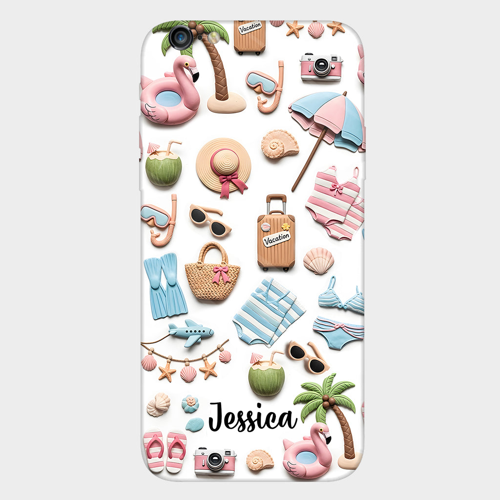 Beach Lovin' Girl - Personalized Sea Lover Full Print Phone Case