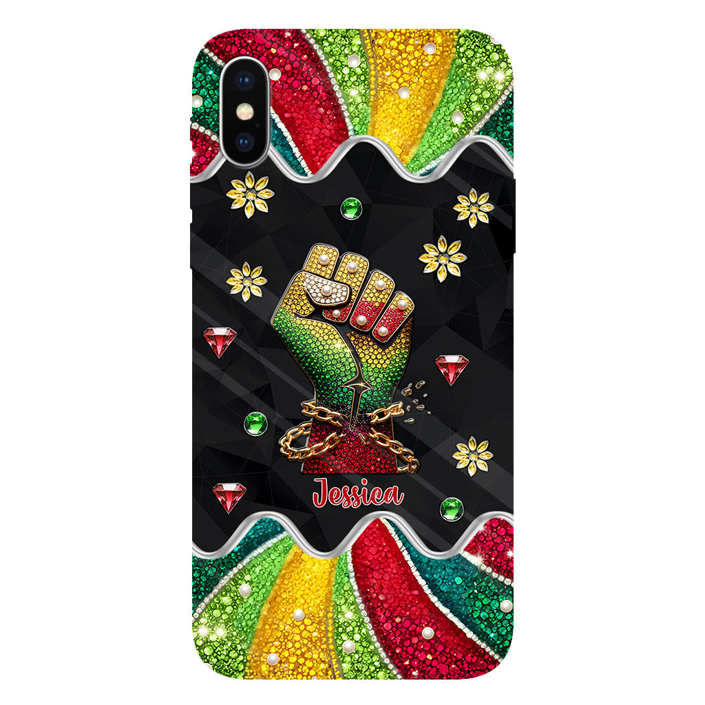 They Not Like Us - Personalized Juneteenth Full Print Phone Case & Phone Grip