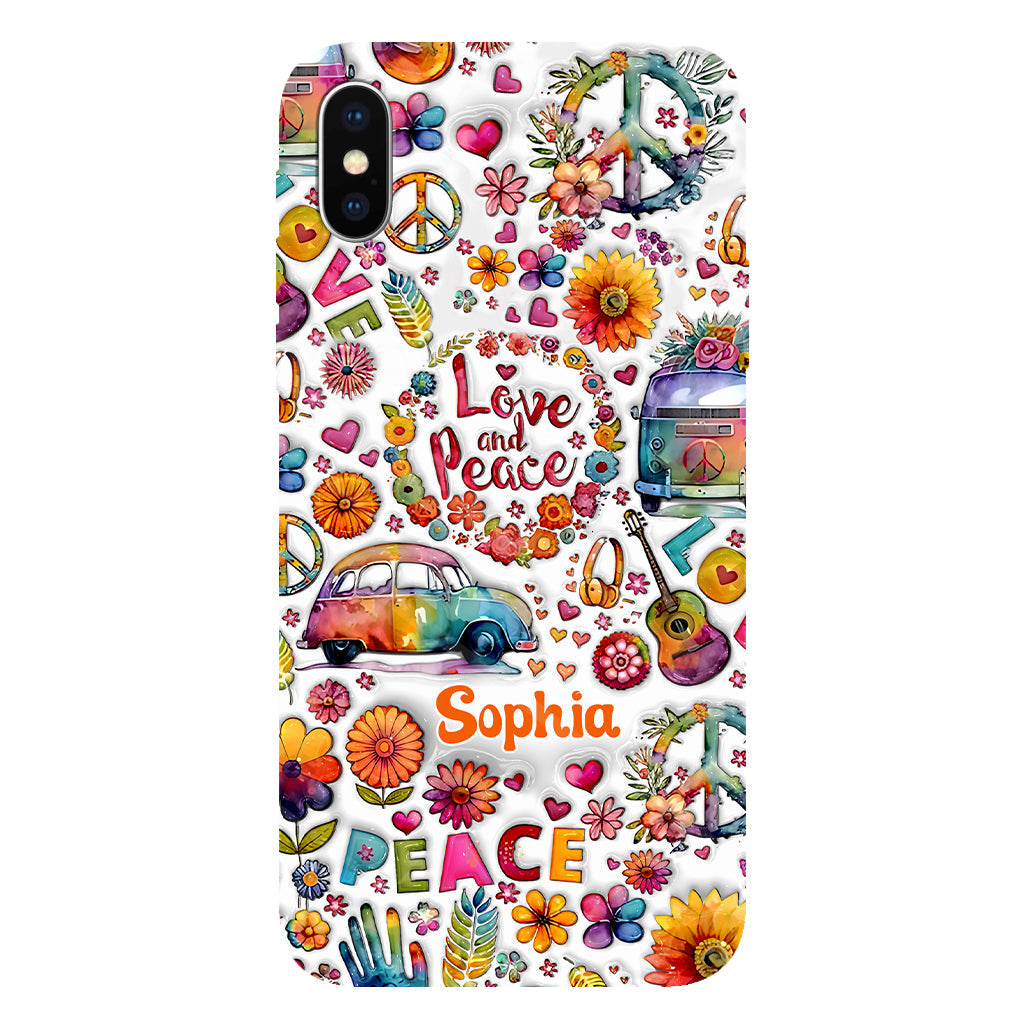 Hippie Soul - Personalized Hippie Full Print Phone Case