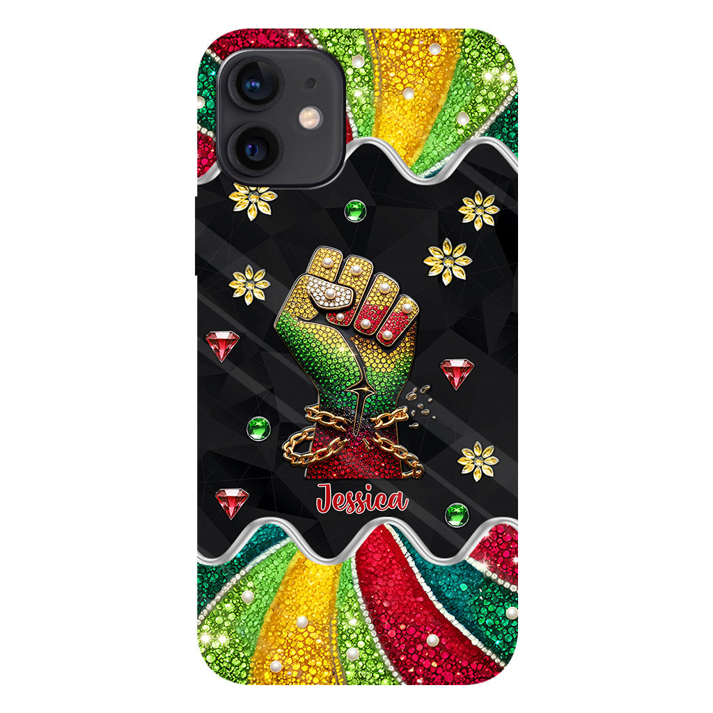 They Not Like Us - Personalized Juneteenth Full Print Phone Case & Phone Grip