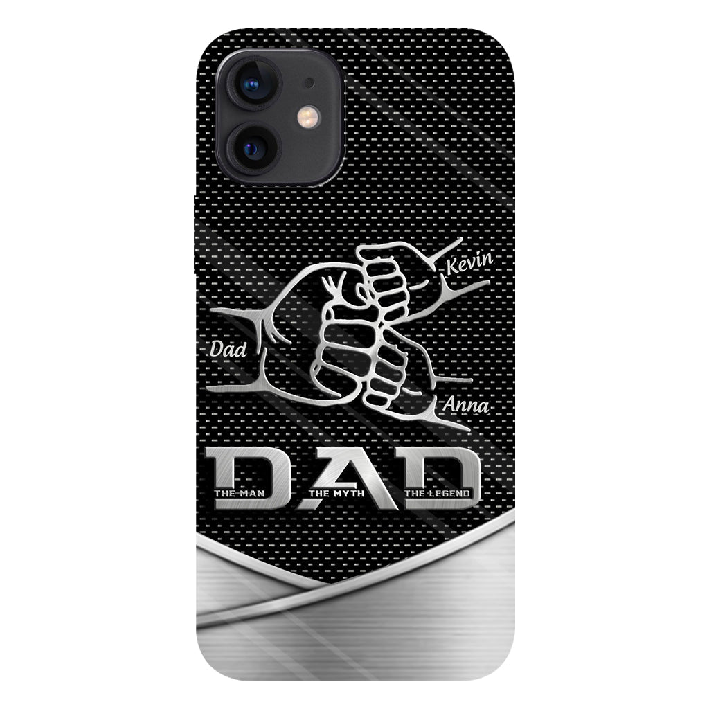 Dad The Man The Myth The Legend First Bump - Personalized Father Full Print Phone Case