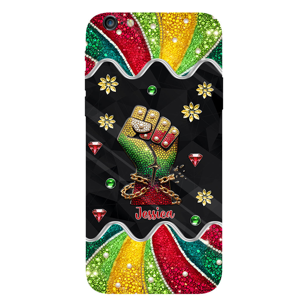 They Not Like Us - Personalized Juneteenth Full Print Phone Case & Phone Grip