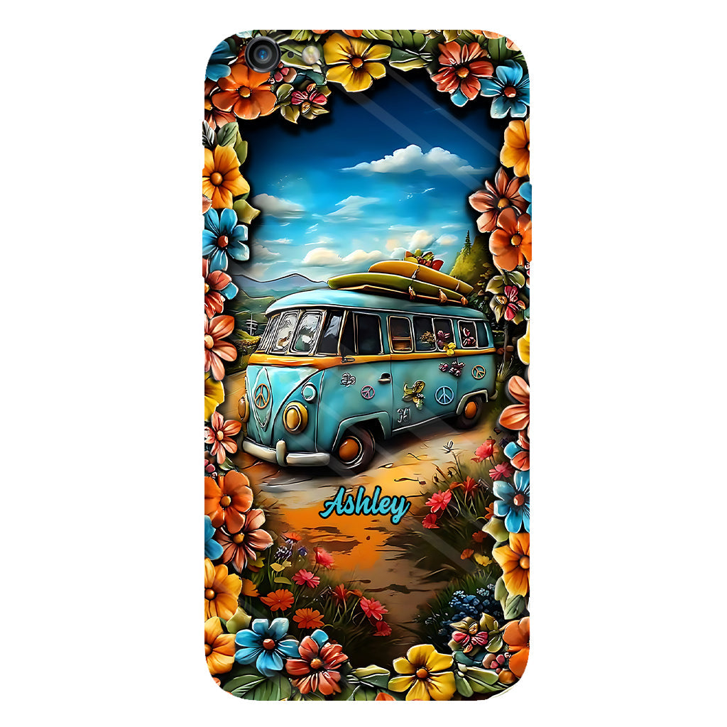 Hippie Van - Personalized Hippie Full Print Phone Case