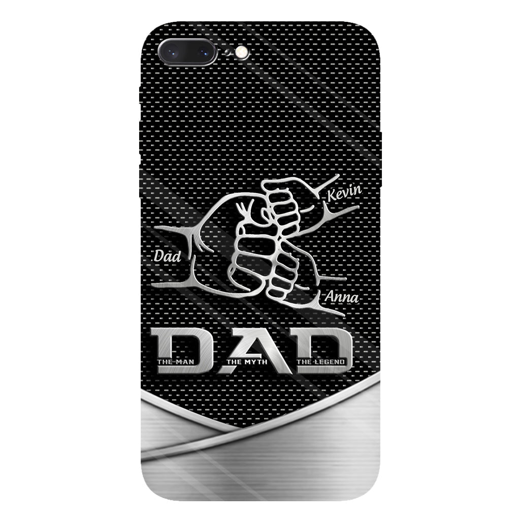 Dad The Man The Myth The Legend First Bump - Personalized Father Full Print Phone Case