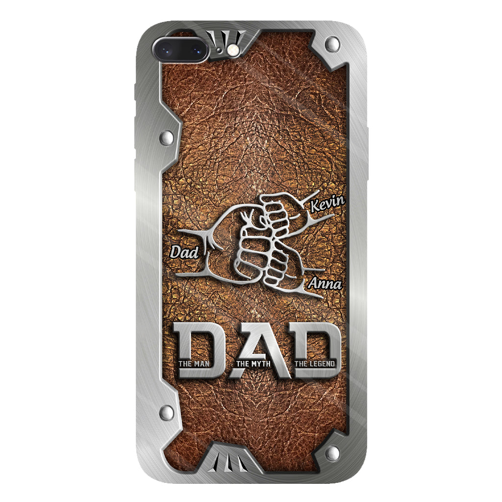 Dad The Man The Myth The Legend First Bump - Personalized Father Full Print Phone Case
