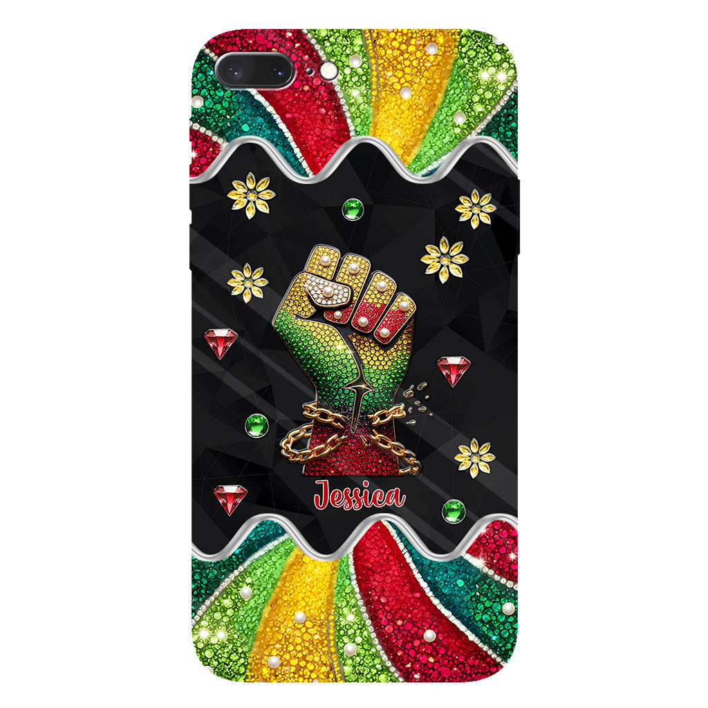 They Not Like Us - Personalized Juneteenth Full Print Phone Case & Phone Grip
