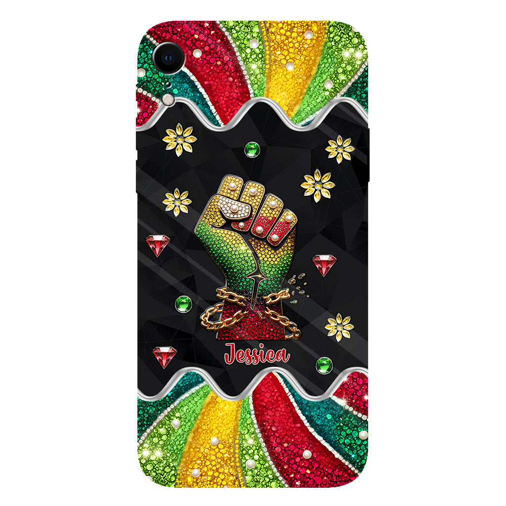 They Not Like Us - Personalized Juneteenth Full Print Phone Case & Phone Grip
