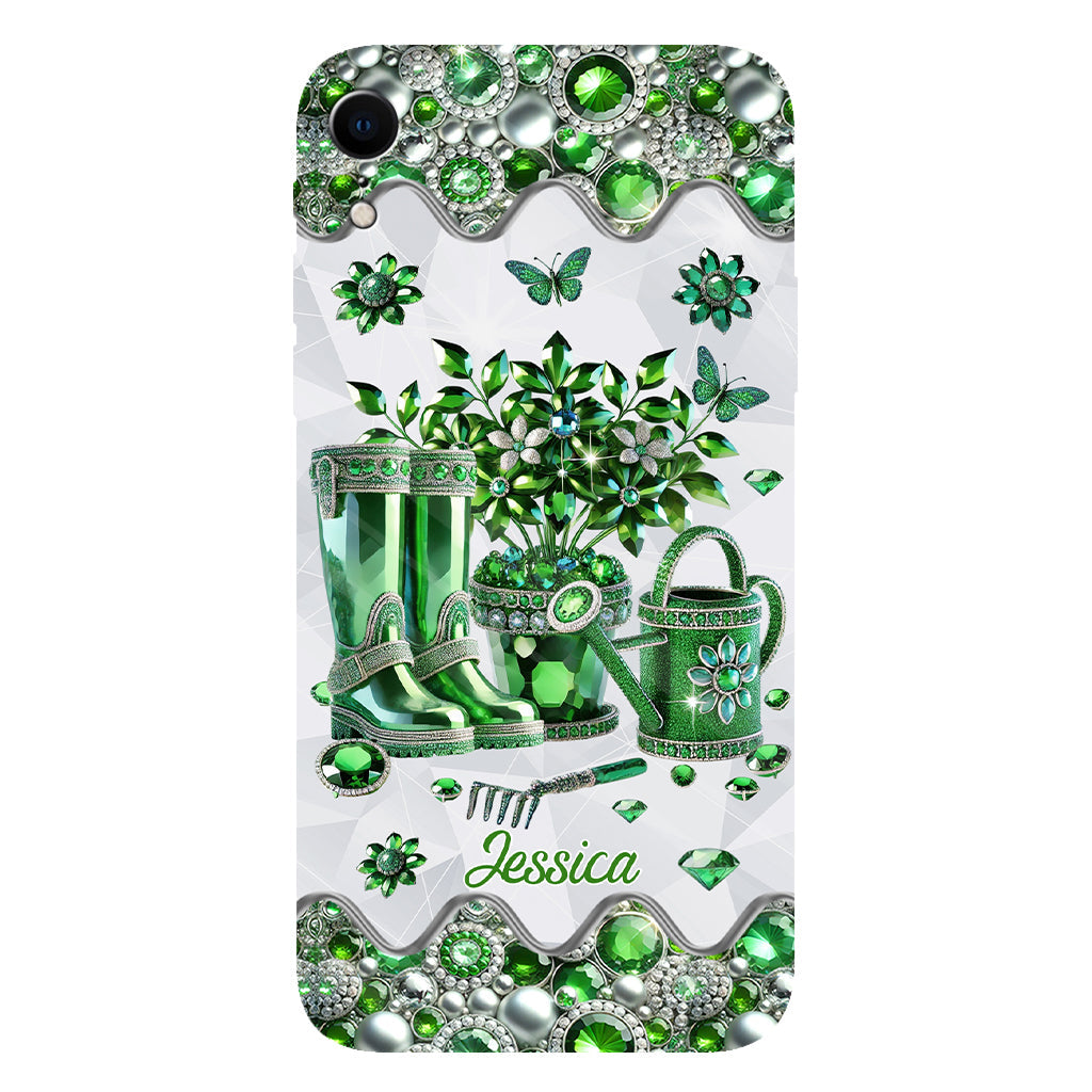 Just A Girl Who Loves Gardening - Personalized Gardening Full Print Phone Case