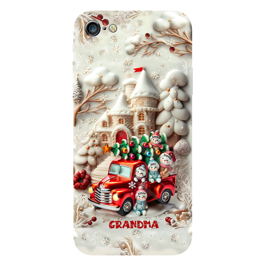 Nana's Little Cuties - Personalized Grandma Full Print Phone Case