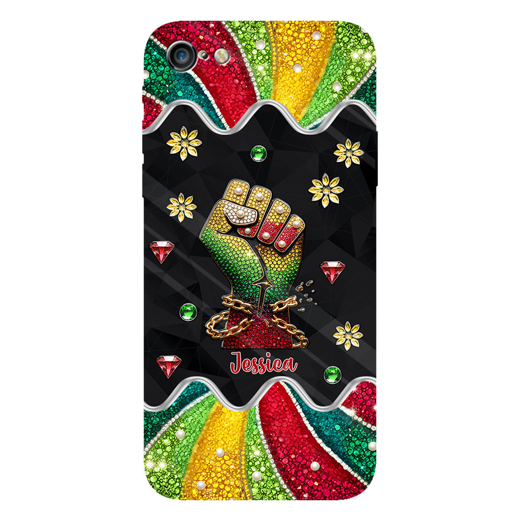 They Not Like Us - Personalized Juneteenth Full Print Phone Case & Phone Grip