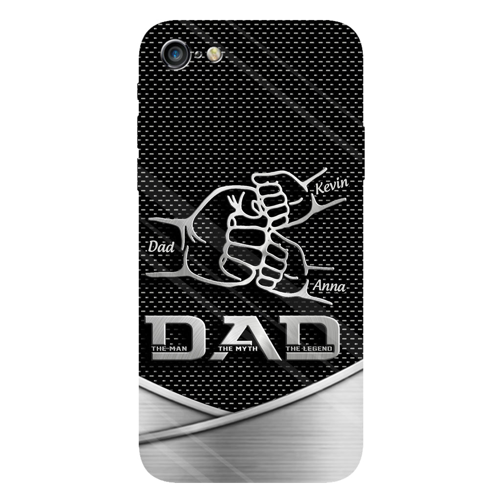 Dad The Man The Myth The Legend First Bump - Personalized Father Full Print Phone Case