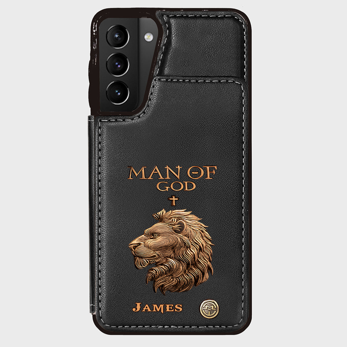 Man Of God - Personalized Christian Wallet Phone Case