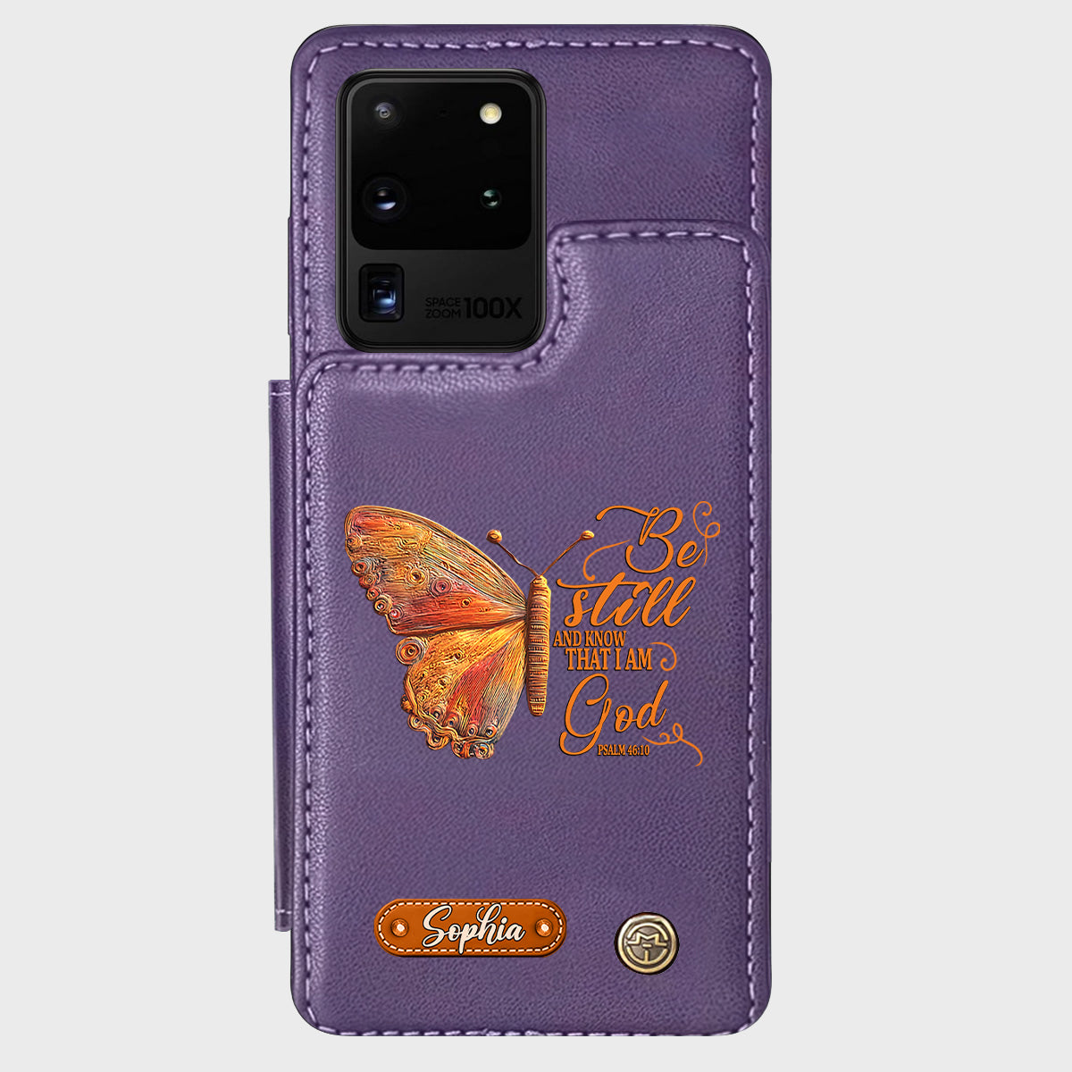 Be Still And Know That I Am God - Personalized Christian Wallet Phone Case