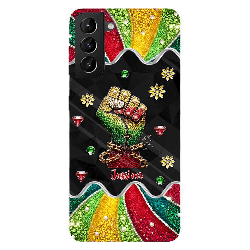 They Not Like Us - Personalized Juneteenth Full Print Phone Case & Phone Grip