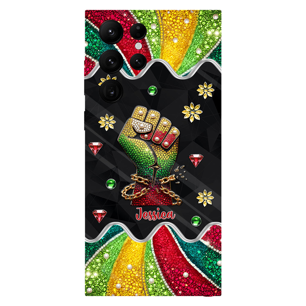 They Not Like Us - Personalized Juneteenth Full Print Phone Case & Phone Grip