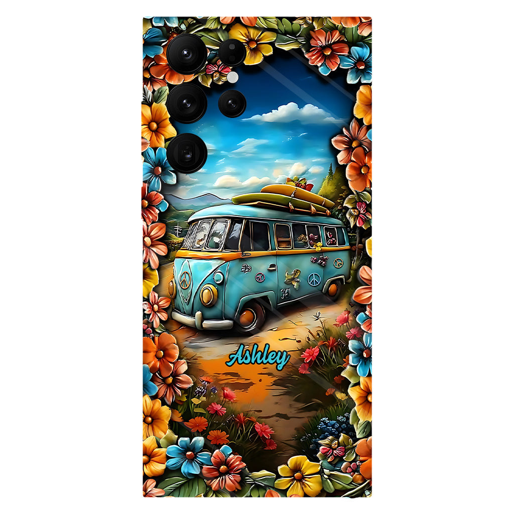 Hippie Van - Personalized Hippie Full Print Phone Case
