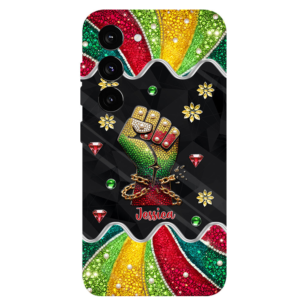 They Not Like Us - Personalized Juneteenth Full Print Phone Case & Phone Grip