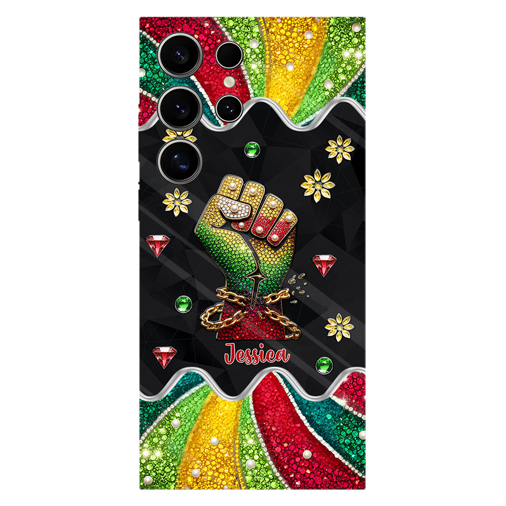 They Not Like Us - Personalized Juneteenth Full Print Phone Case & Phone Grip