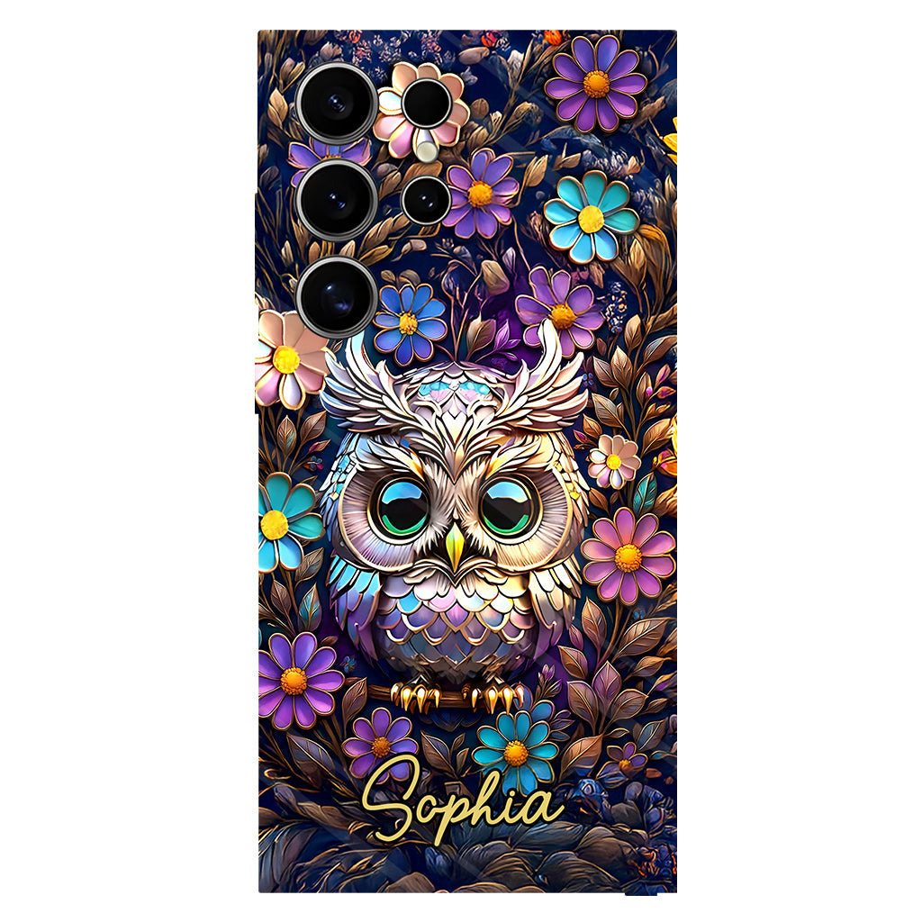 Cute Owl - Personalized Owl Full Print Phone Case