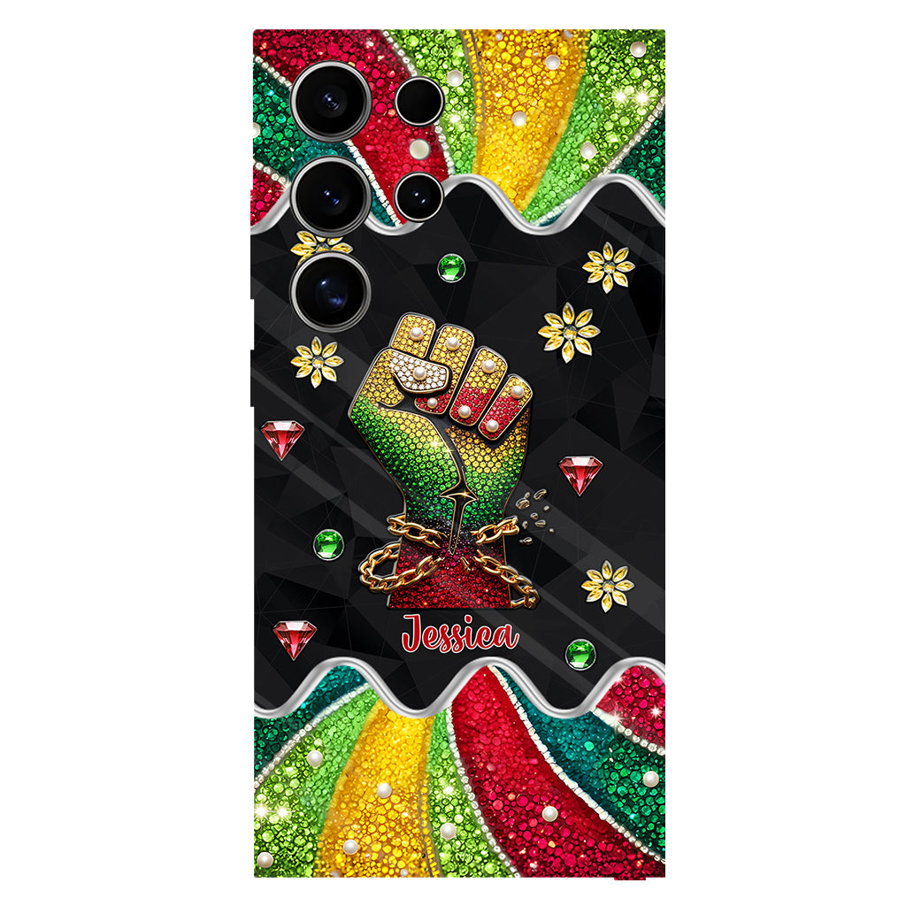 They Not Like Us - Personalized Juneteenth Full Print Phone Case & Phone Grip