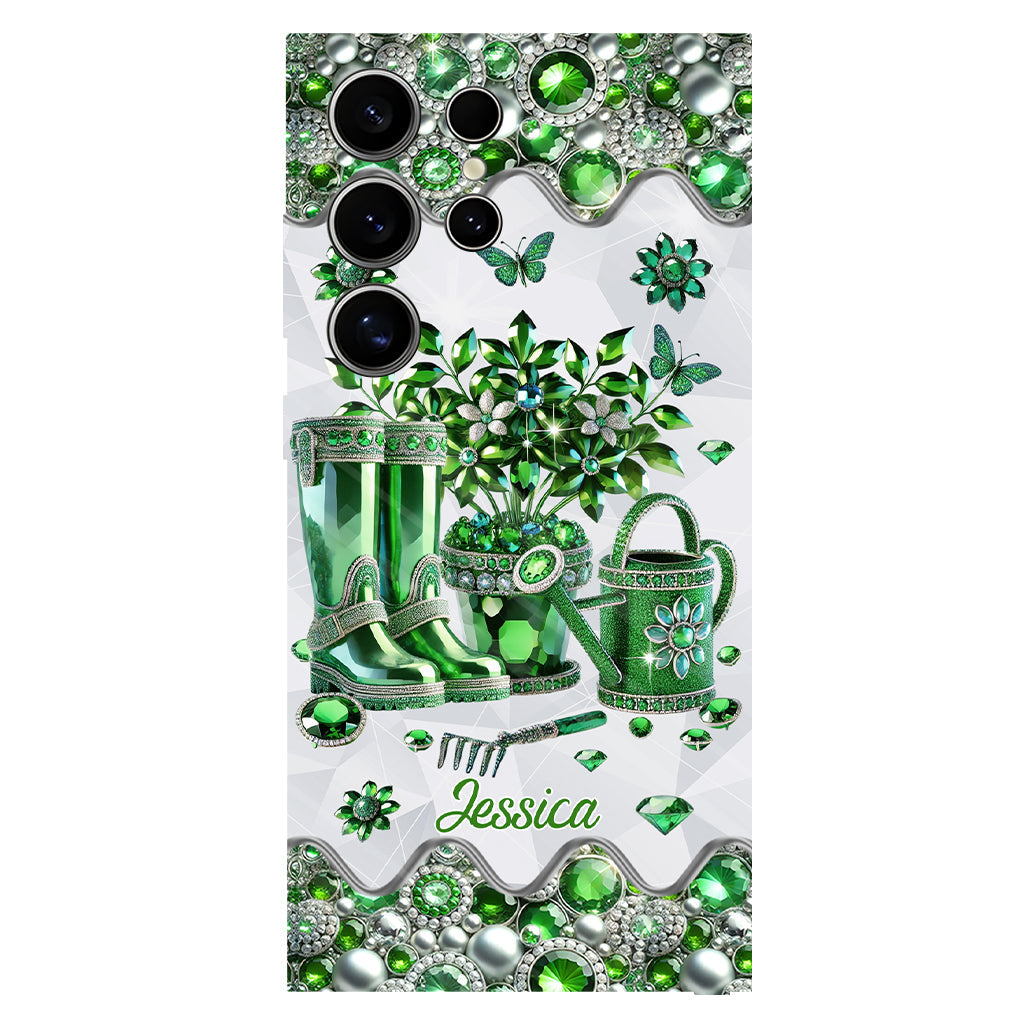Just A Girl Who Loves Gardening - Personalized Gardening Full Print Phone Case