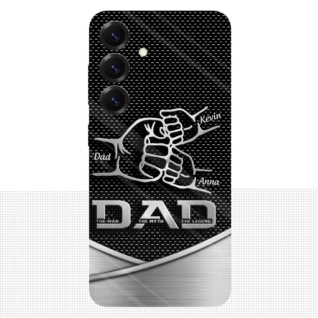 Dad The Man The Myth The Legend First Bump - Personalized Father Full Print Phone Case
