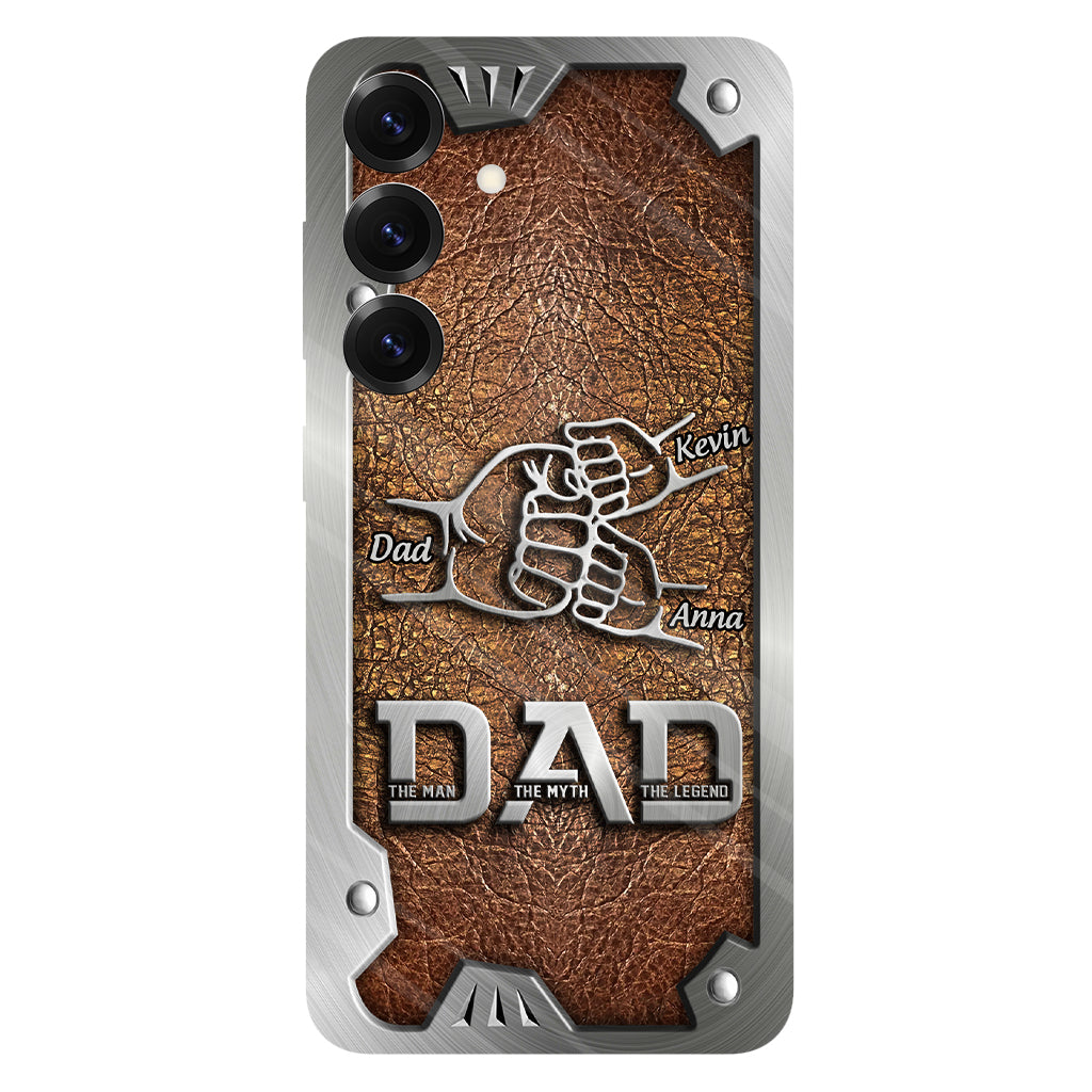Dad The Man The Myth The Legend First Bump - Personalized Father Full Print Phone Case