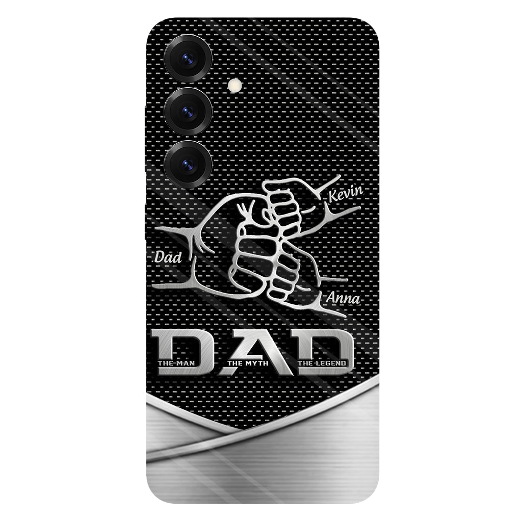 Dad The Man The Myth The Legend First Bump - Personalized Father Full Print Phone Case