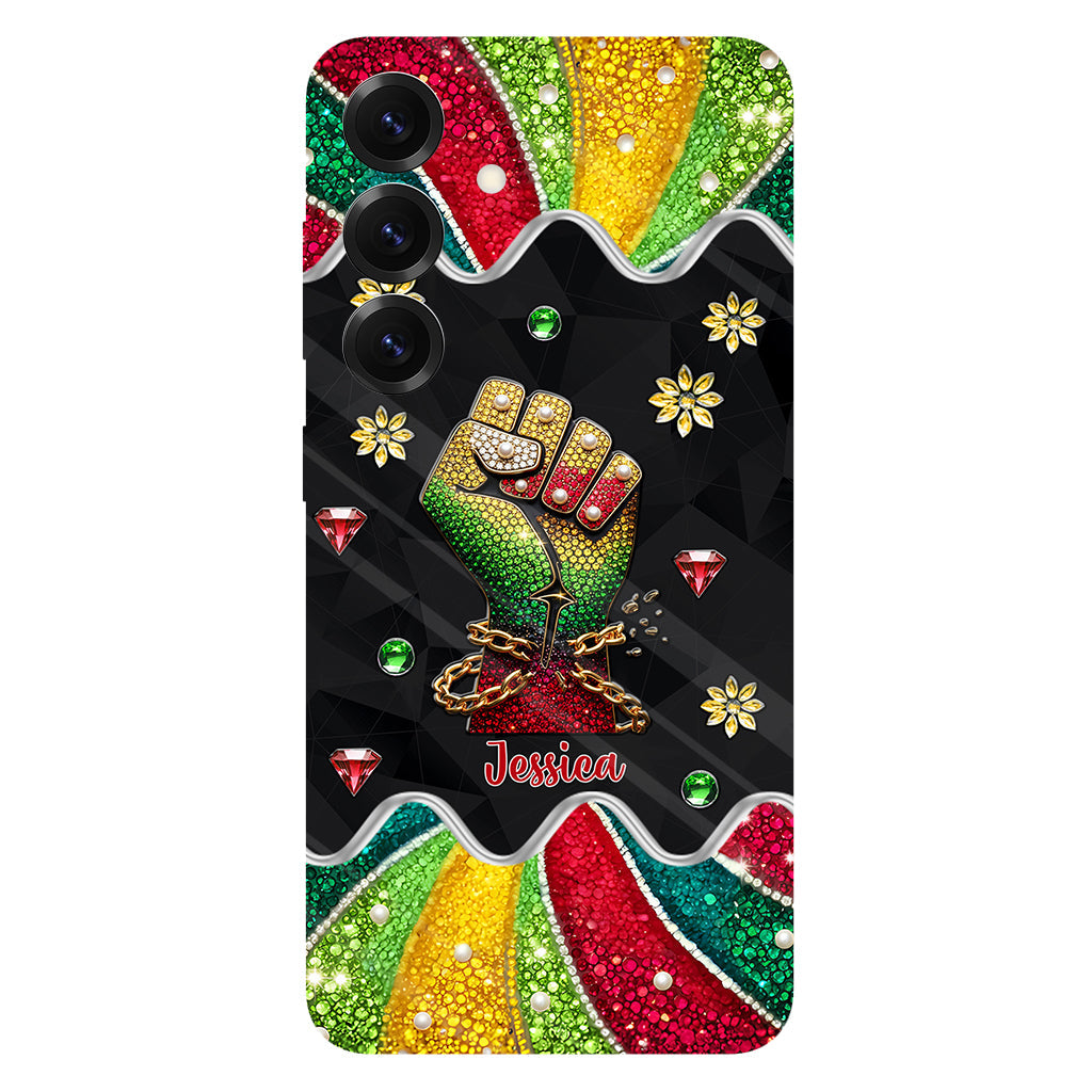 They Not Like Us - Personalized Juneteenth Full Print Phone Case & Phone Grip