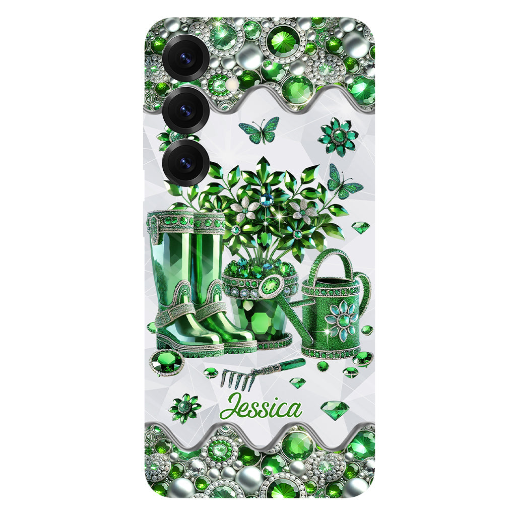 Just A Girl Who Loves Gardening - Personalized Gardening Full Print Phone Case