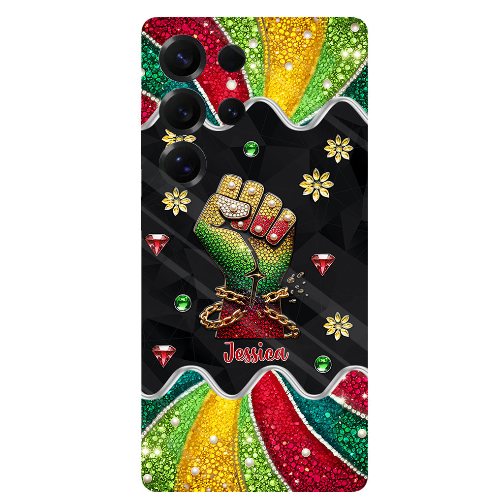 They Not Like Us - Personalized Juneteenth Full Print Phone Case & Phone Grip