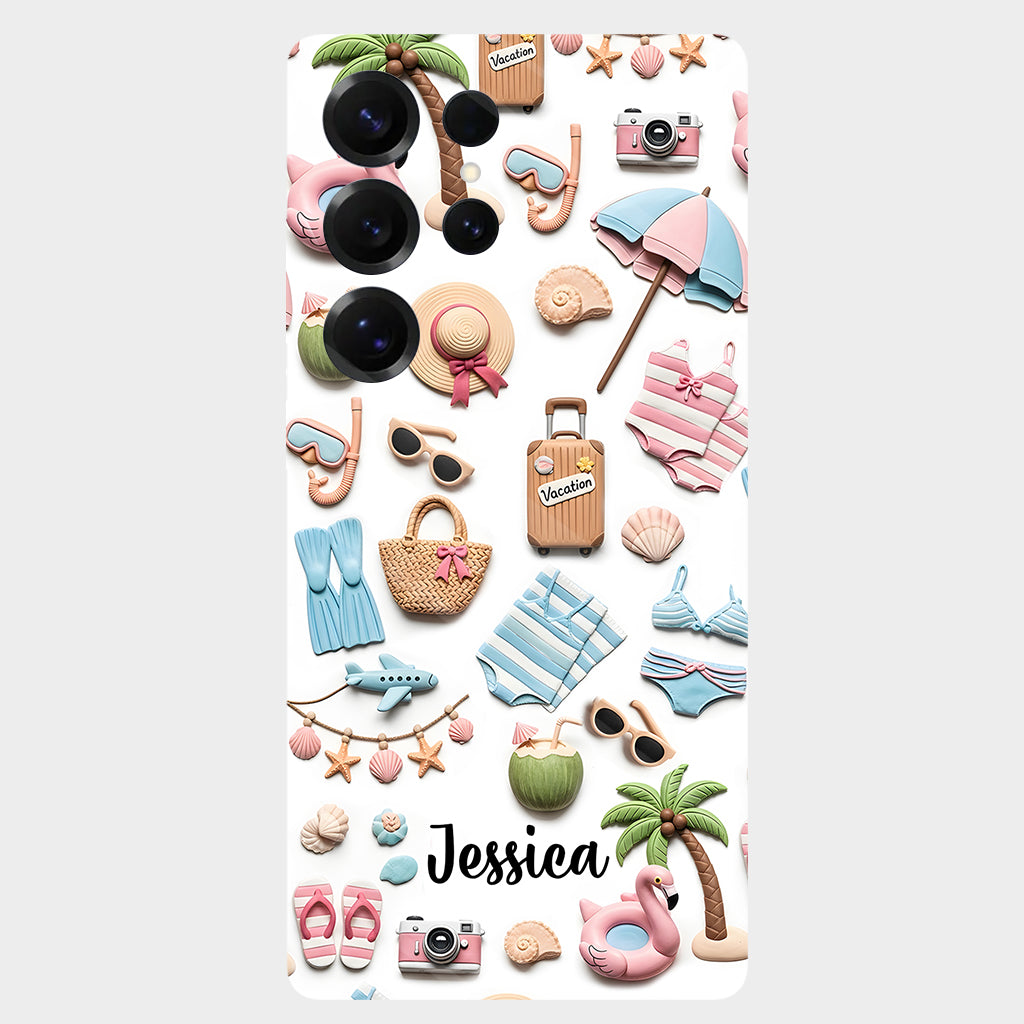 Beach Lovin' Girl - Personalized Sea Lover Full Print Phone Case