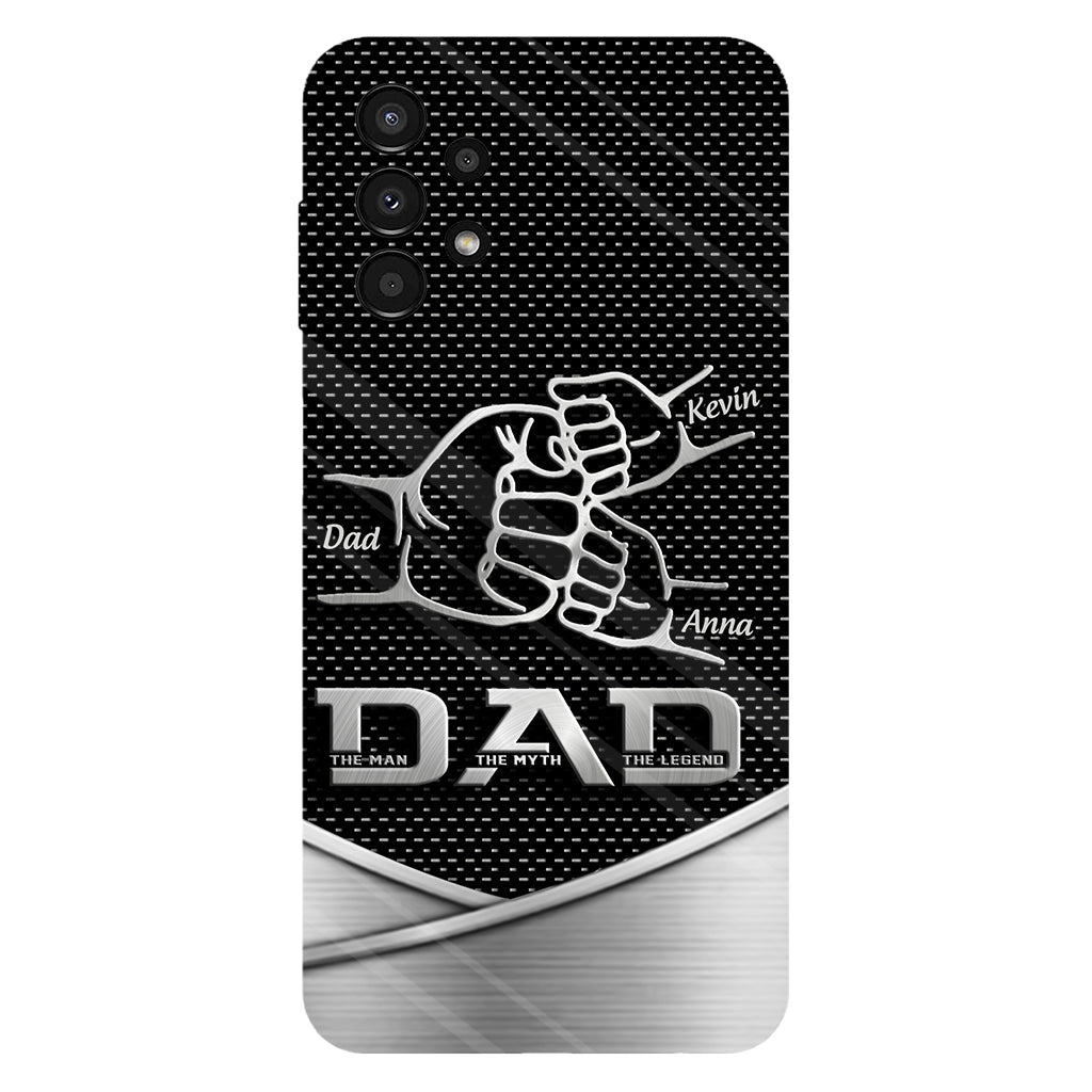 Dad The Man The Myth The Legend First Bump - Personalized Father Full Print Phone Case