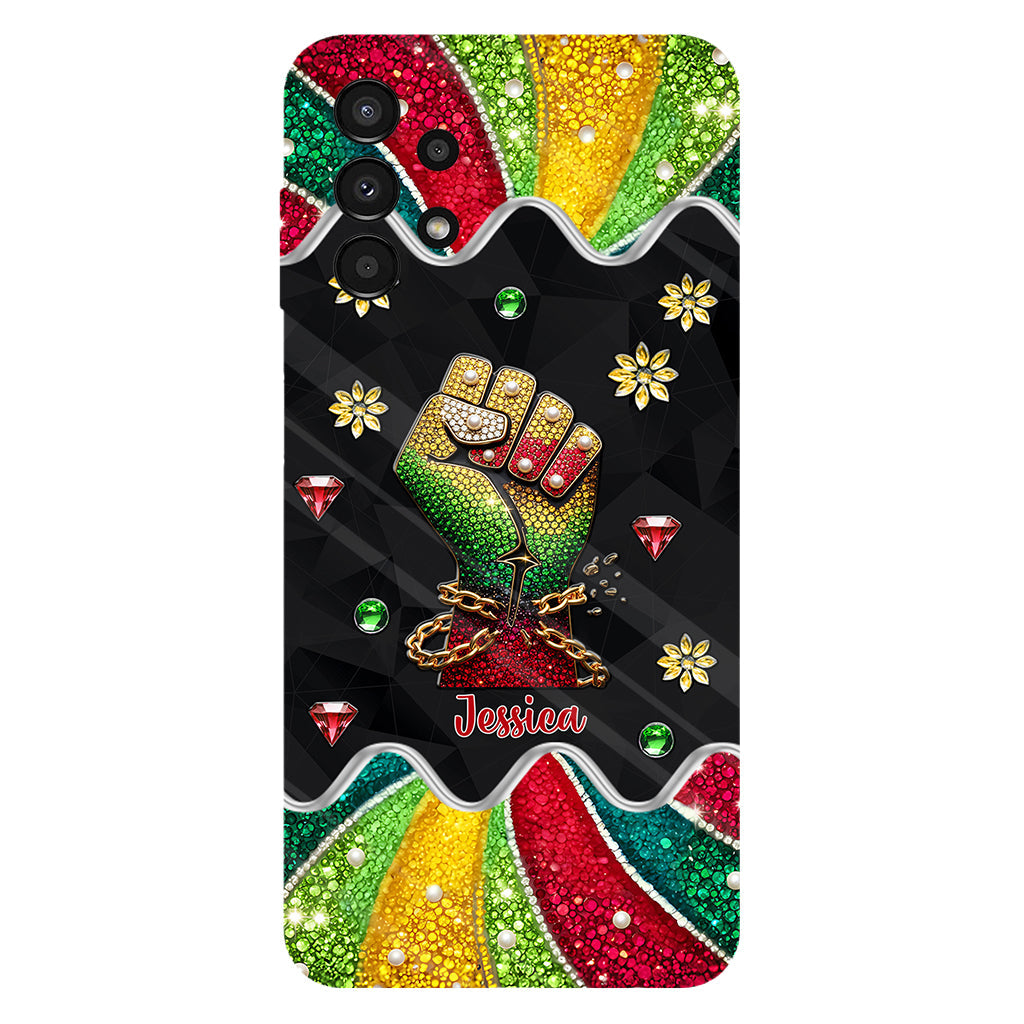 They Not Like Us - Personalized Juneteenth Full Print Phone Case & Phone Grip