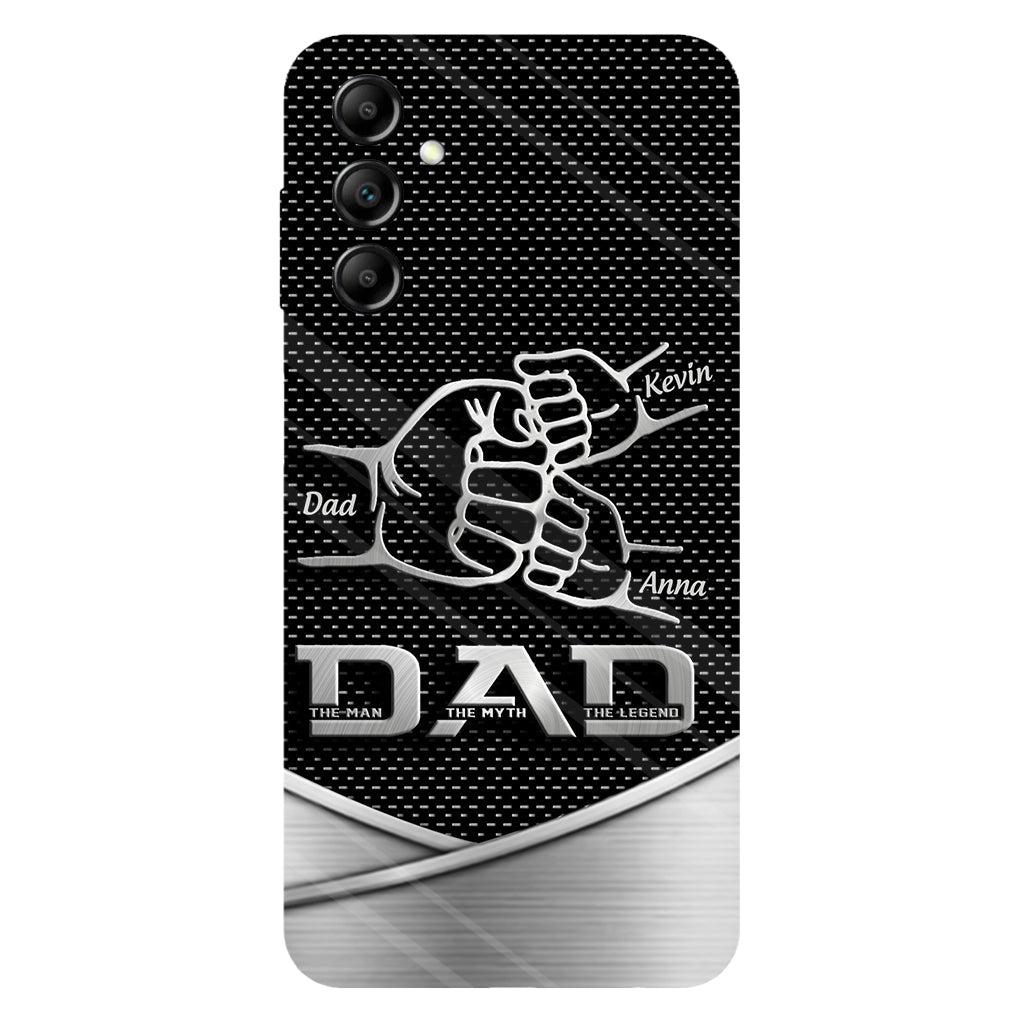 Dad The Man The Myth The Legend First Bump - Personalized Father Full Print Phone Case