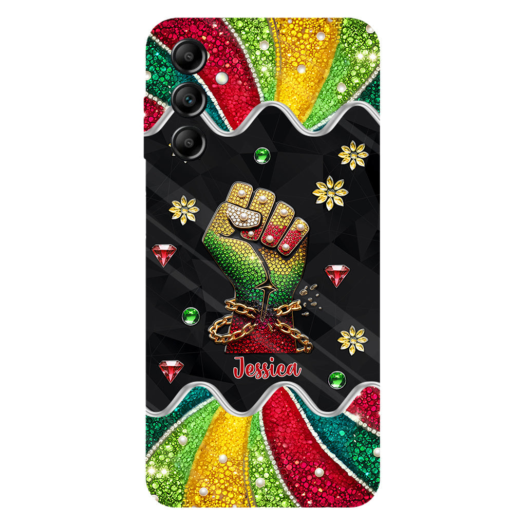 They Not Like Us - Personalized Juneteenth Full Print Phone Case & Phone Grip