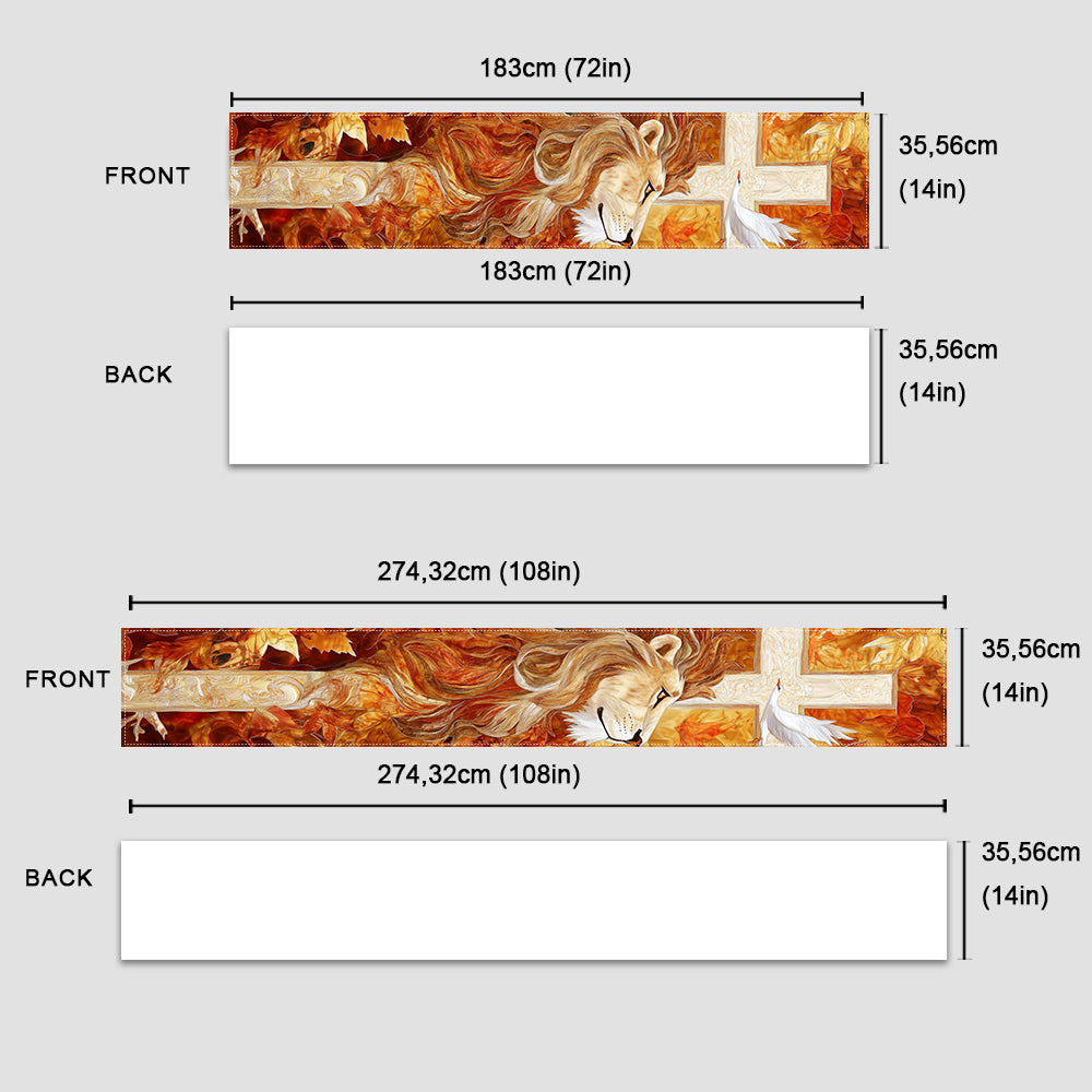 Fall For Jesus - Christian Table Runner