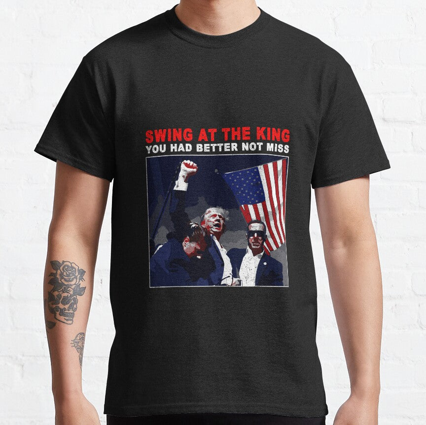 „Niemals aufgeben“-Shirt, „Kämpfe für Amerika“-T-Shirt, Retro-Rallye-Shirt & Hoodie