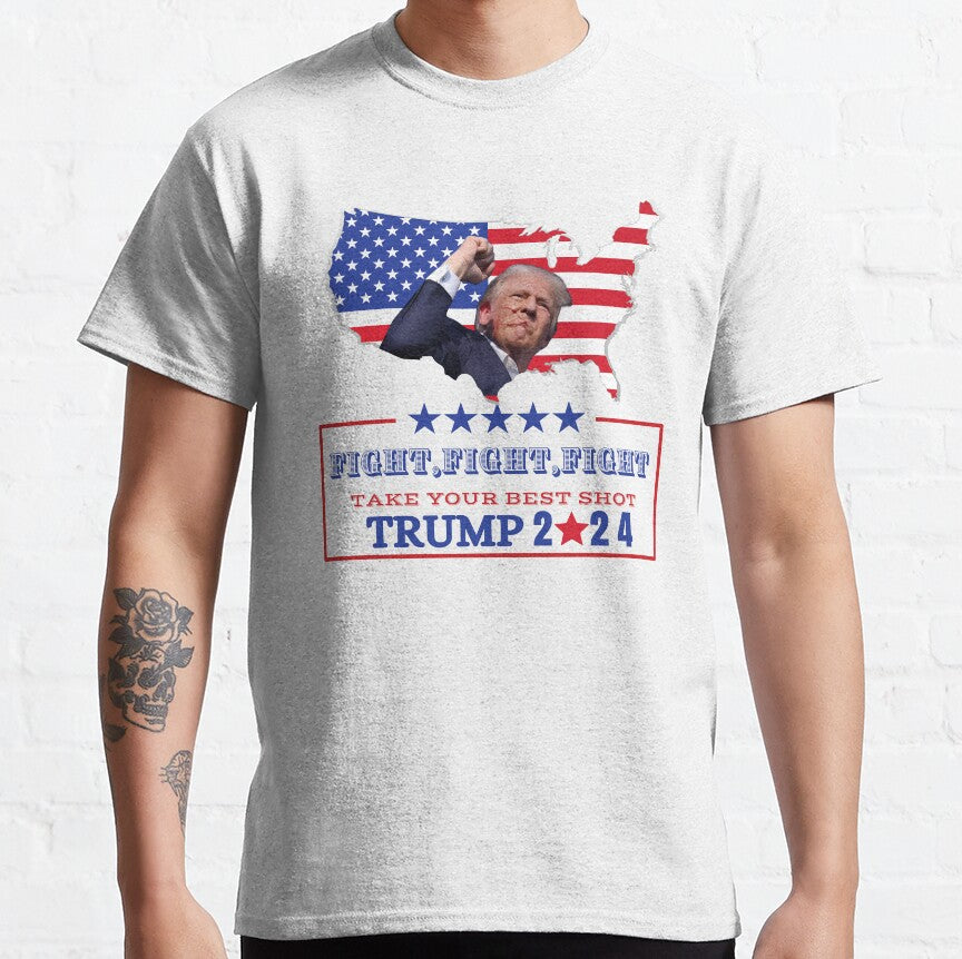 Ich werde niemals aufhören, für Amerika zu kämpfen – T-Shirt
T-Shirt & Hoodie
