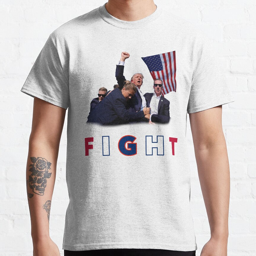 I Will Never Stop Flghting For America Shirt
T-shirt & Hoodie