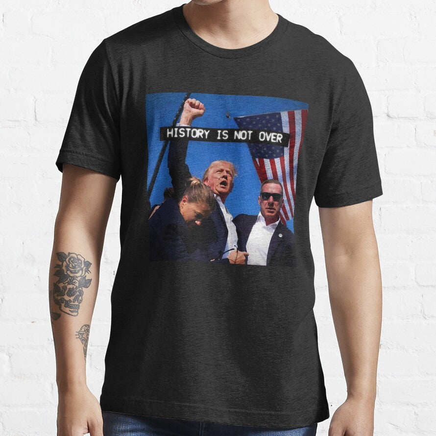 T-shirt « Never Surrender », T-shirt « Fight For America », T-shirt et sweat à capuche « Rallye 2024 »