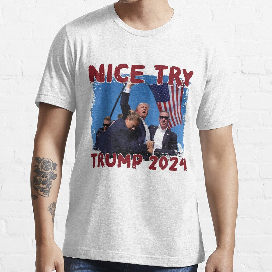 T-shirt « Never Surrender », T-shirt « Fight For America », T-shirt et sweat à capuche « Retro Rally »