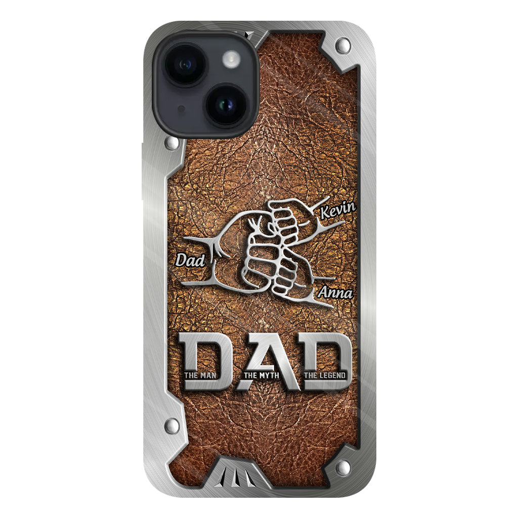 Dad The Man The Myth The Legend First Bump - Personalized Father Full Print Phone Case