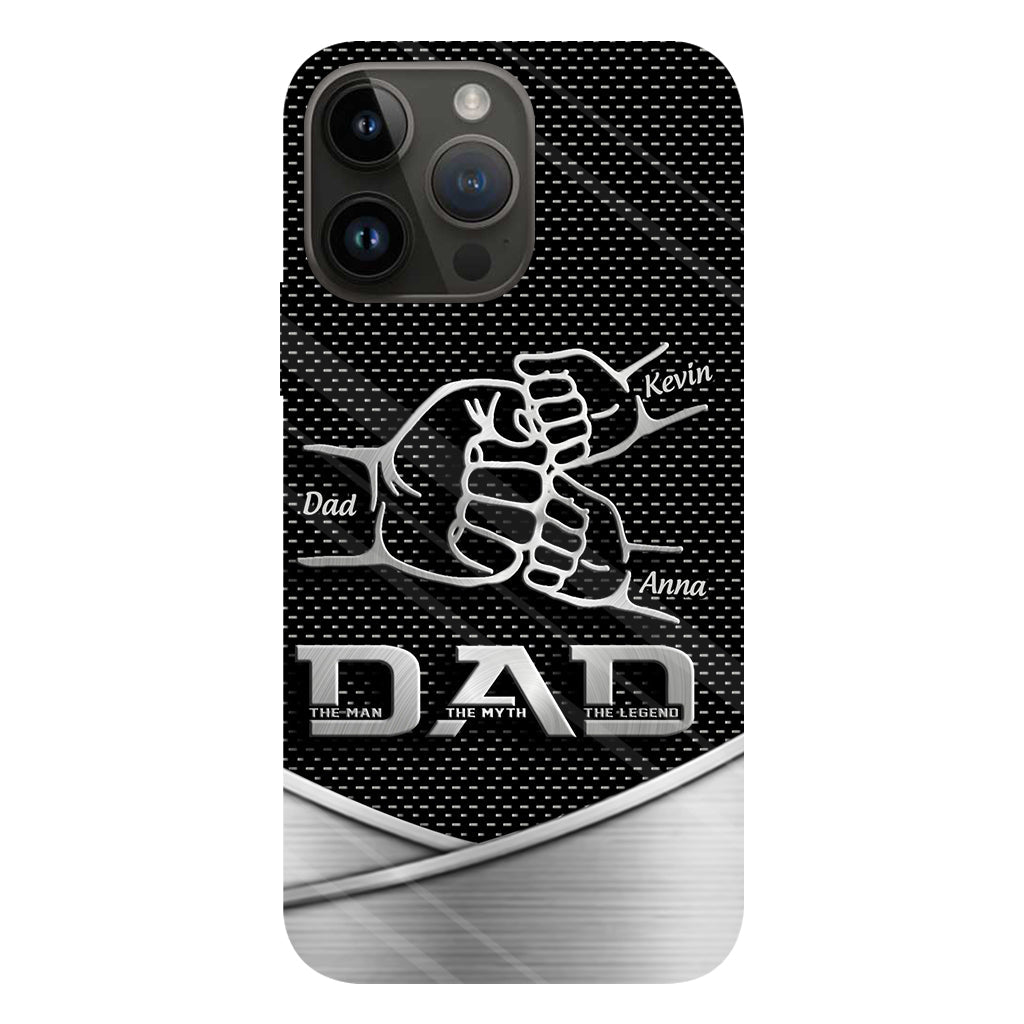 Dad The Man The Myth The Legend First Bump - Personalized Father Full Print Phone Case