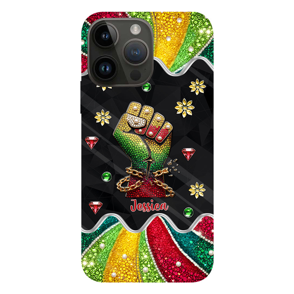 They Not Like Us - Personalized Juneteenth Full Print Phone Case & Phone Grip