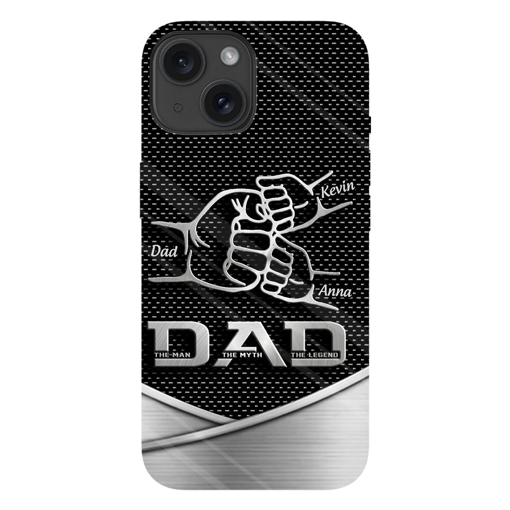 Dad The Man The Myth The Legend First Bump - Personalized Father Full Print Phone Case