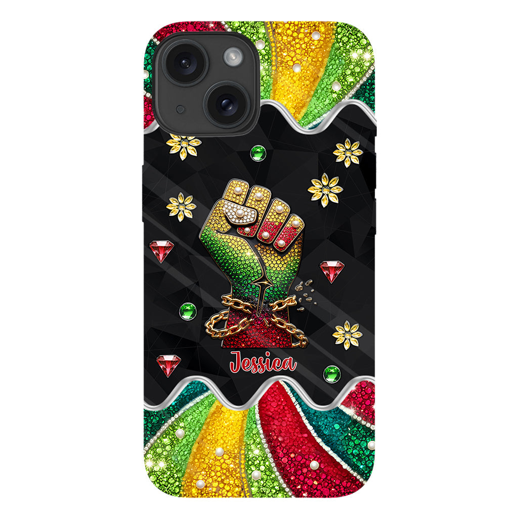 They Not Like Us - Personalized Juneteenth Full Print Phone Case & Phone Grip