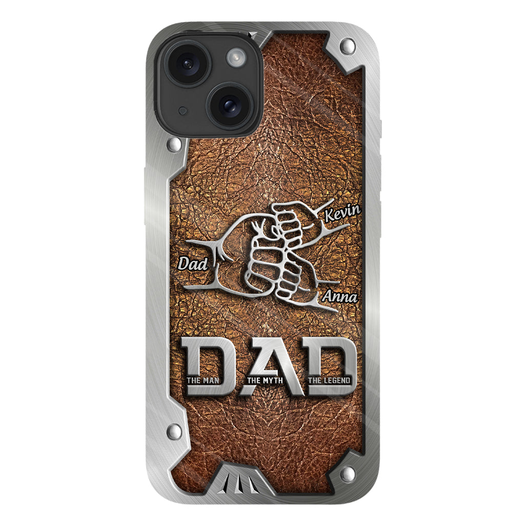 Dad The Man The Myth The Legend First Bump - Personalized Father Full Print Phone Case